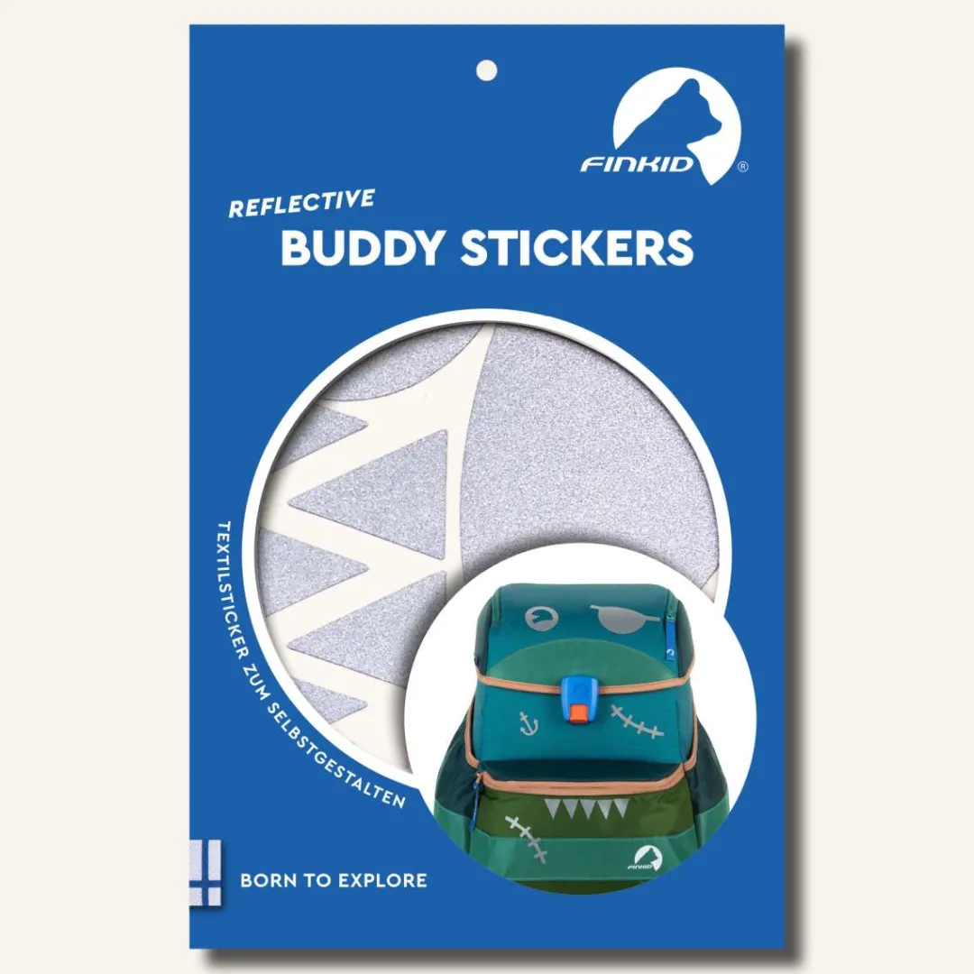finkid REFLECTIVE BUDDY STICKERS-Kinder Buddy Zubehör