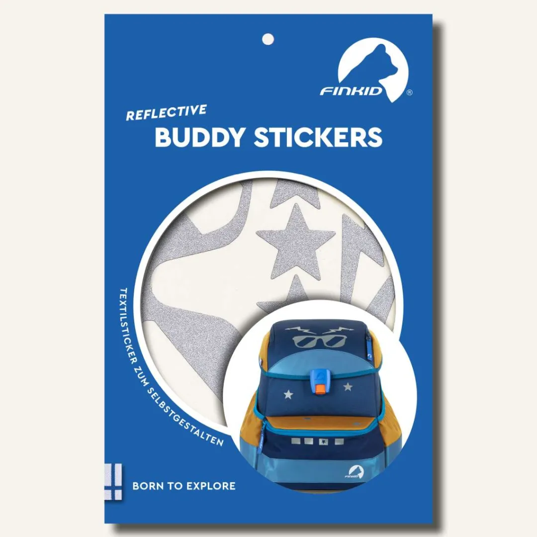 finkid REFLECTIVE BUDDY STICKERS-Kinder Buddy Zubehör