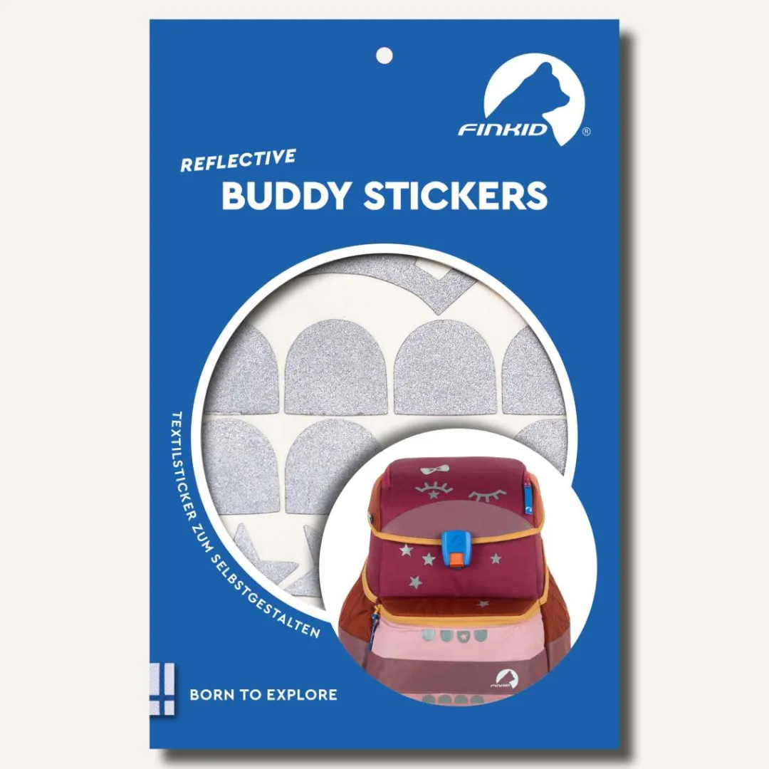 finkid REFLECTIVE BUDDY STICKERS-Kinder Buddy Zubehör